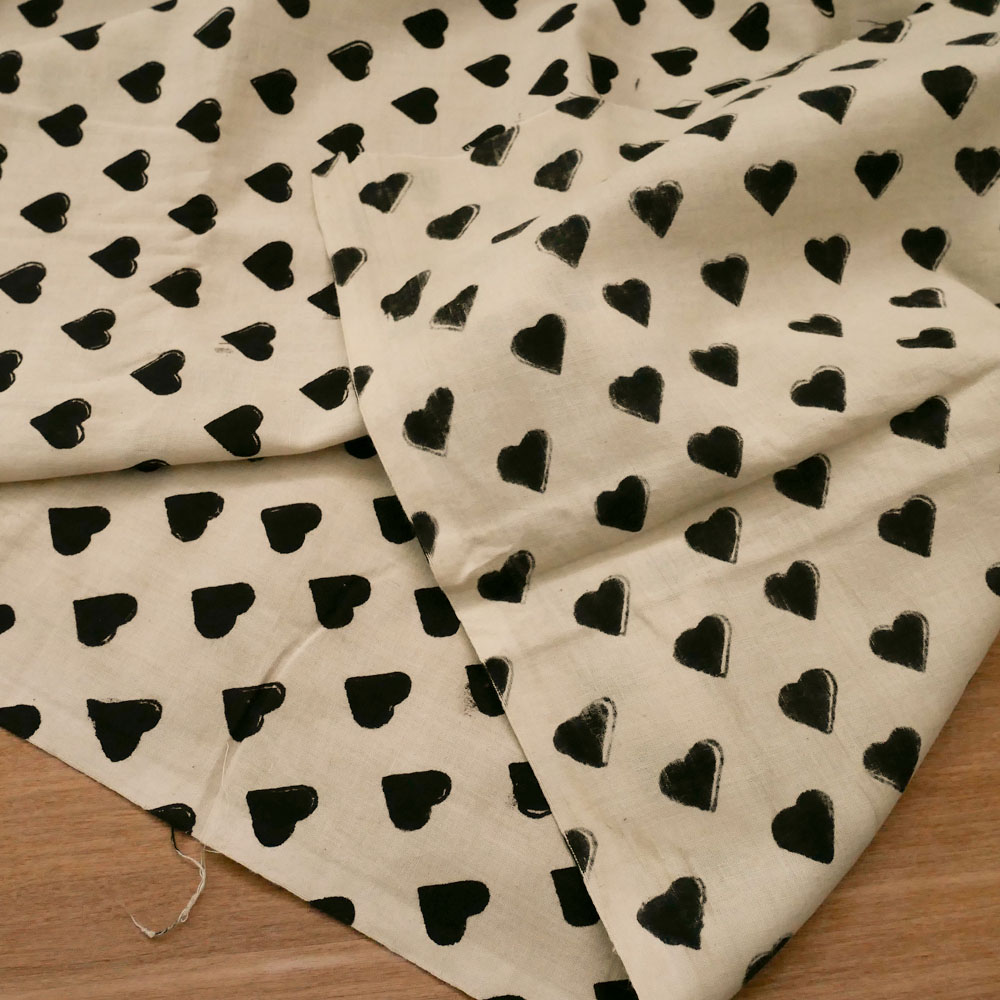 【計り売 50cm-】【 インド ブロックプリント 生地 (f007) 】