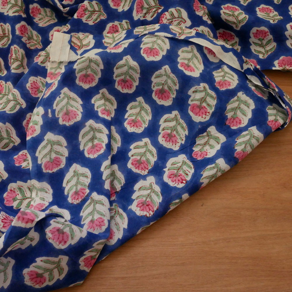 【計り売 50cm-】【 インド ブロックプリント 生地 (f008) 】