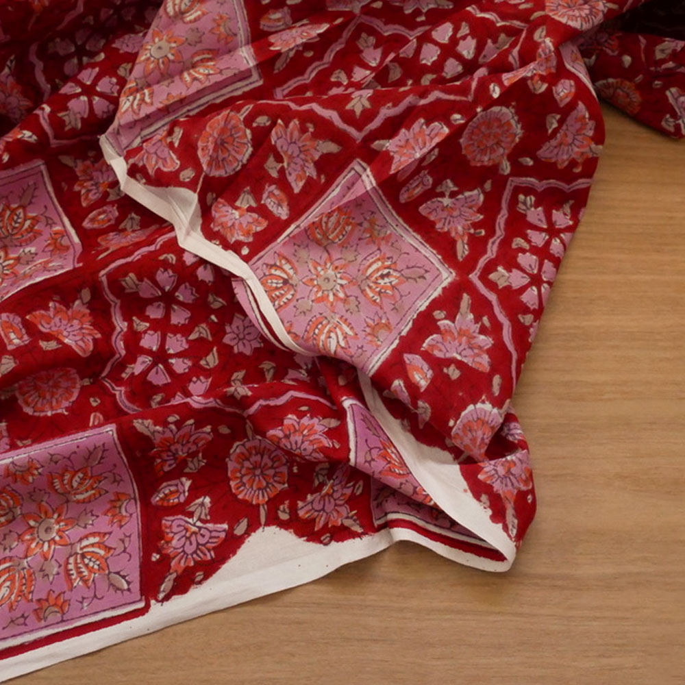 【計り売 50cm-】【 インド ブロックプリント 生地 (f009) 】