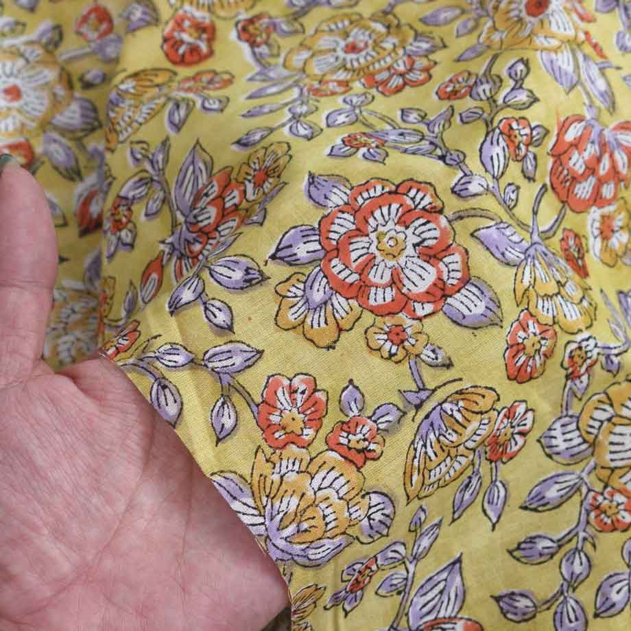 【計り売 50cm-】【 インド ブロックプリント (11) ＊ コットン 】 