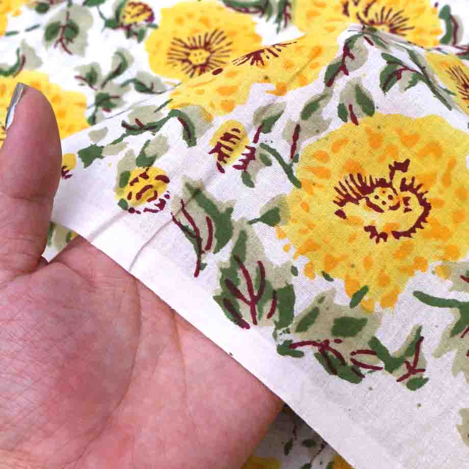 【計り売 50cm-】【 インド ブロックプリント (54) ＊ コットン インド綿 】