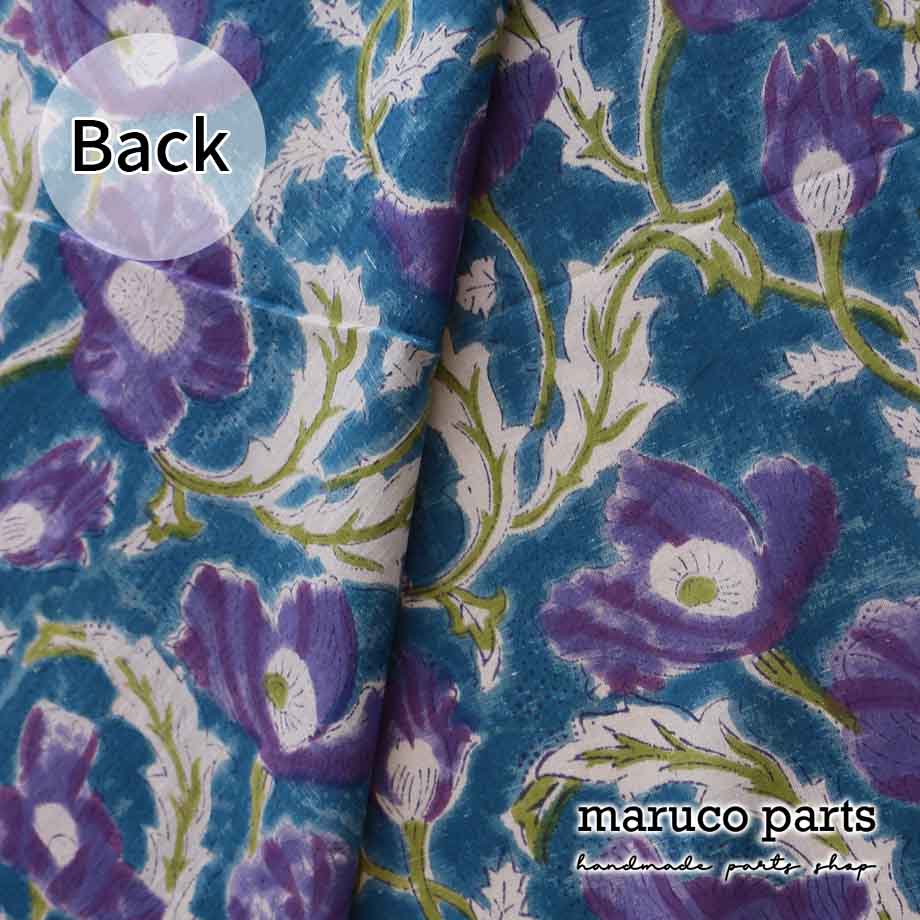 【計り売 50cm-】【 インド ブロックプリント (28) ＊ コットン インド綿 】 