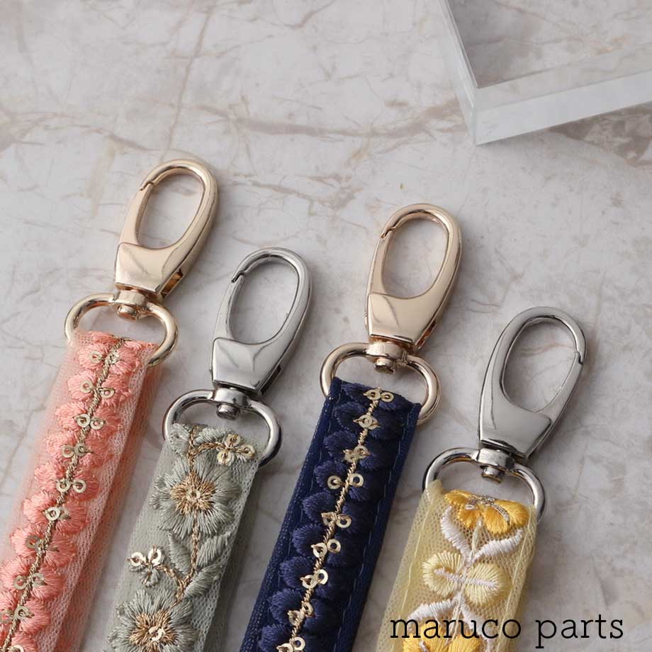 【 19-20mm幅 ショルダーストラップ 金具 ナスカン ＊ 2個入り 】