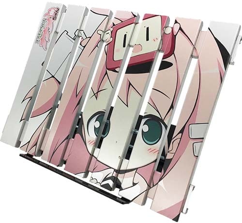 タブレットスタンドナナメちゃん フルカラー | ピュアアルミニウム