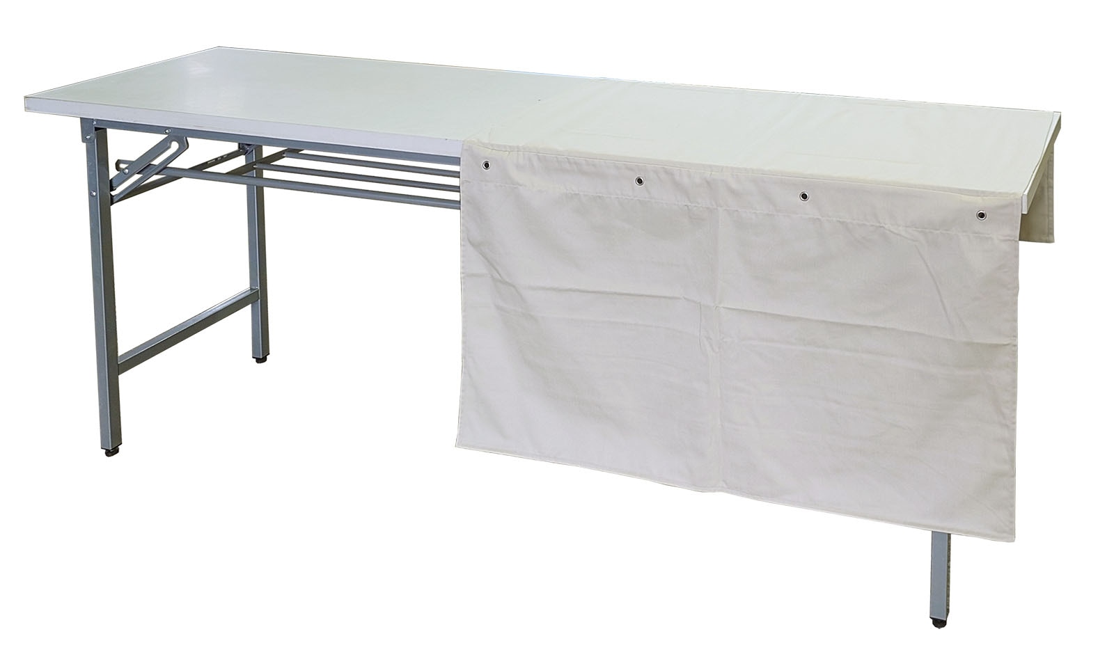 イベント用テーブルクロス「サク布」 サンドベージュ/ブラック