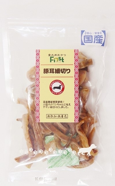 First 豚耳細切り 70g
