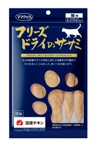 ﾌﾘｰｽﾞﾄﾞﾗｲのｻｻﾐ 猫用30g