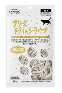 ﾌﾘｰｽﾞﾄﾞﾗｲのｼﾗｳｵ 猫用10g