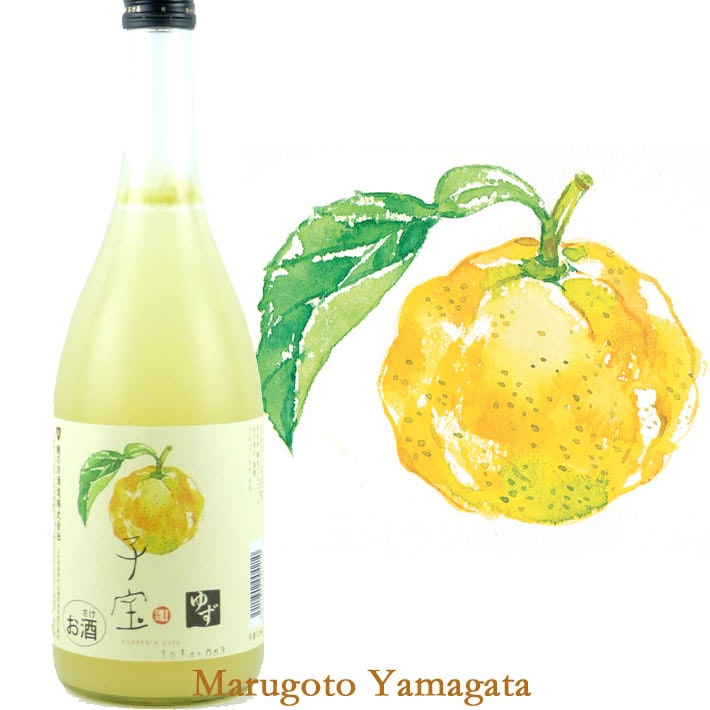 楯の川酒造 楯野川 酒造 子宝ゆず  720ml【常温便】【柚子のお酒】