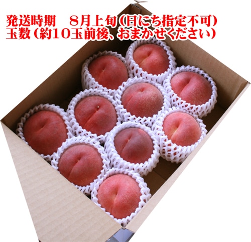 8月上旬お届けご予約 山形県産 桃 小玉桃 紅国見3kg（玉数おまかせ