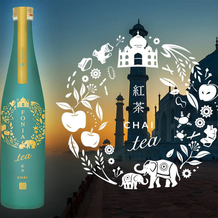WAKAZE FONIA tea CHAI 500ml（フォニア紅茶）日本酒 山形 地酒