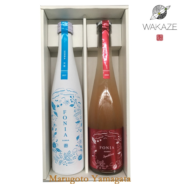 WAKAZE 日本酒 飲み比べセット FONIA SORRA と FONIA SORRA sparkling 500ml 2本 セット 化粧箱入