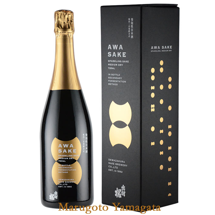 出羽桜 AWA SAKE 720ml スパークリング 日本酒 山形 クール便