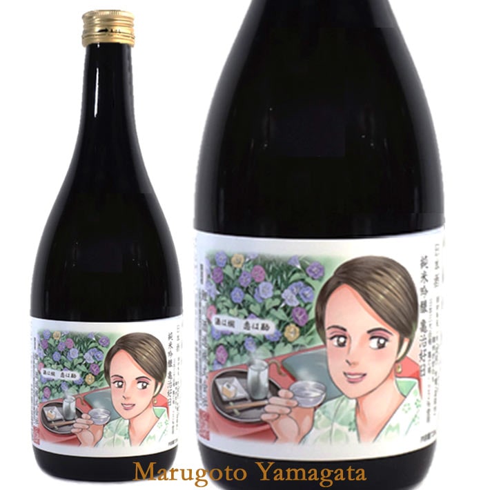 鯉川 純米吟醸酒 亀治好日 尾瀬あきらラベル 720ml 日本酒 山形 お歳暮 ギフト