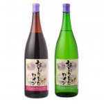 大浦葡萄酒 おしょうしなワイン赤辛口ｘ白辛口 1800mlｘ2本セット 一升瓶|大浦ぶどう酒|ワイン