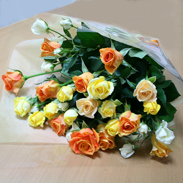 バラの花束 50本 山形県寒河江市産 大沼バラ園 薔薇 ローズ ギフト