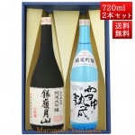 日本酒 飲み比べセット 銀嶺月山 純米大吟醸 山田錦 と 純米吟醸 雪中熟成 720ml x 2本 化粧箱入セット 山形 地酒 月山酒造 寒河江市|銀嶺月山|日本酒（あーな行）
