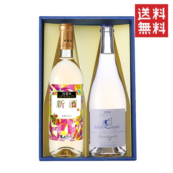 日本ワイン 2本セット K-073 鹿児島県 霧島市産 日本ワイン白・赤2本