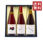 ワイン 飲み比べセット 奥羽自慢 ホッカワイナリー HOCCA ピノノワールｘシラーｘツヴァイゲルトレーベ ３本セット 化粧箱入 送料無料 山形県 鶴岡市 ギフトセット|色で選ぶ|ワイン