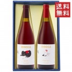 ワイン 飲み比べセット 奥羽自慢 ホッカワイナリー HOCCA ピノノワールｘシラー 2本セット 化粧箱入 送料無料 山形県 鶴岡市 ギフトセット|色で選ぶ|ワイン