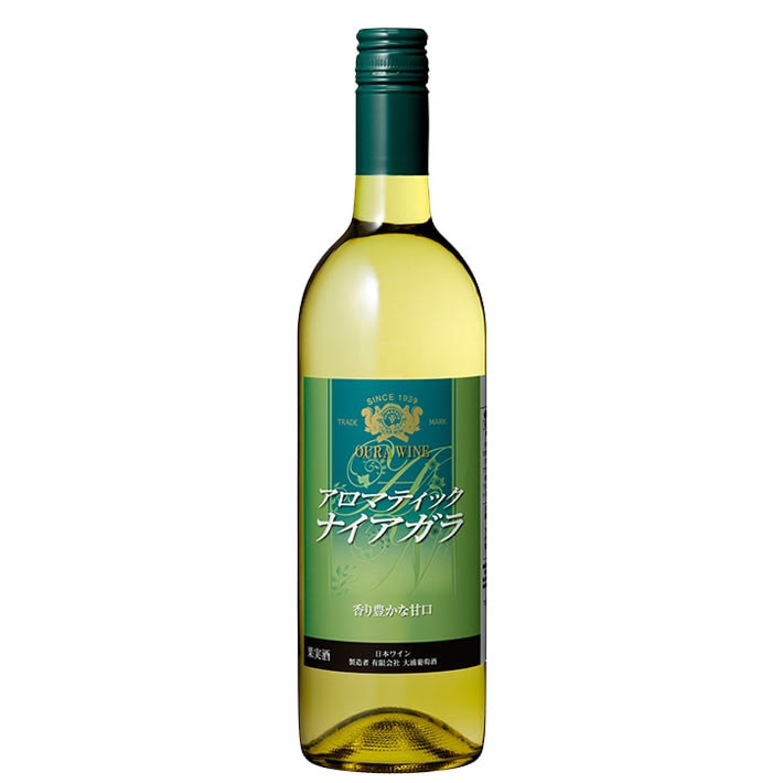 白ワイン やや甘口 大浦葡萄酒 アロマティックナイアガラ 750ml