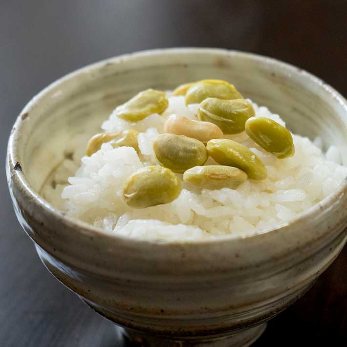 米 炊き込みご飯 はえぬき(秘伝豆)2合ｘ2袋 のら農園 生産元直送のため同梱不可