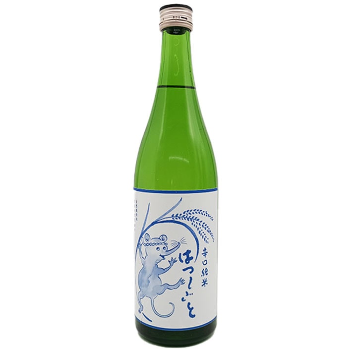 山形ちば吉 はつしごと 辛口純米 720ml  ねずみラベル 日本酒 山形 自然栽培 さわのはな