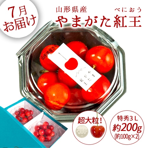 7月上旬お届け さくらんぼ 大粒 贈答用 紅王 やまがた紅王 山形県産 特