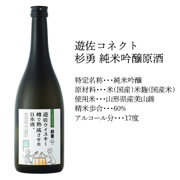 数量限定 日本酒 遊佐コネクト YUZAウイスキー 遊佐ウイスキー 樽で