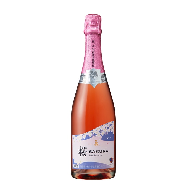 ギフト スパークリングワイン 高畠ワイナリー 嘉 スパークリング ロゼ 【桜】やや甘口 750ml 山形のワイン