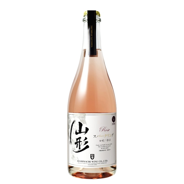 3/3前後入荷予定 スパークリングワイン ロゼ 辛口 朝日町ワイン 山形スパークリング ロゼ辛口 750ml 家飲み デイリー 食事に合う コスパ ブリュット すっきり