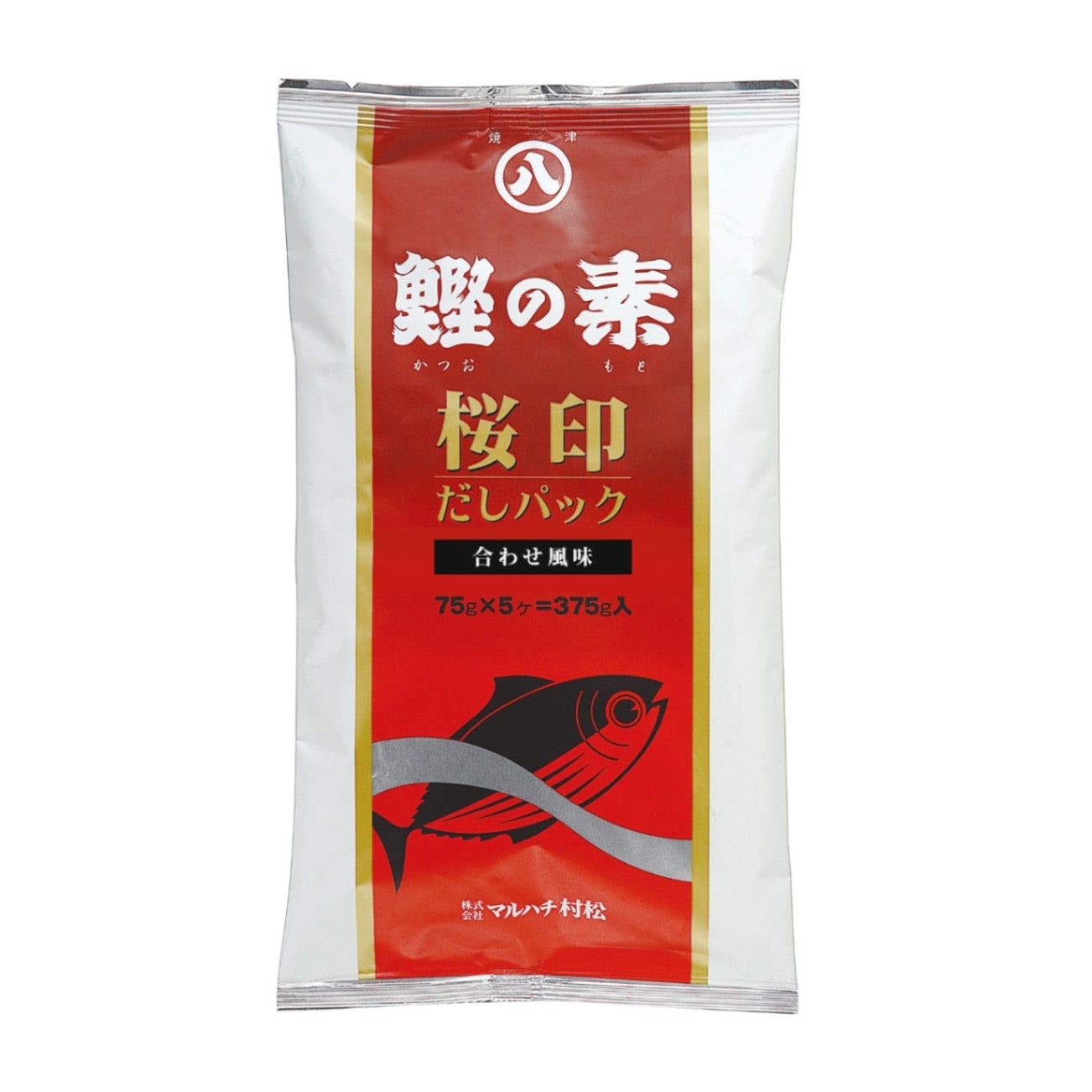 鰹の素 桜印75g×5 | だしパック | 株）マルハチ村松オンラインショップ