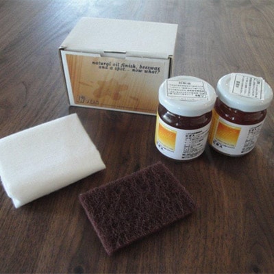 無垢材家具 オイル メンテナンスキット 100ml お手入れ リボス／ビボス