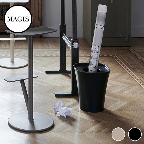 フタなしゴミ箱 ブラック ゴミ箱 MAGIS マジス TRASH WITH LID トラッシュ 高さ28 / AC454-1750C ゴミ箱 ダストボックス MAGIS ⁄ MAGIS TRASH （ダストボックス）
