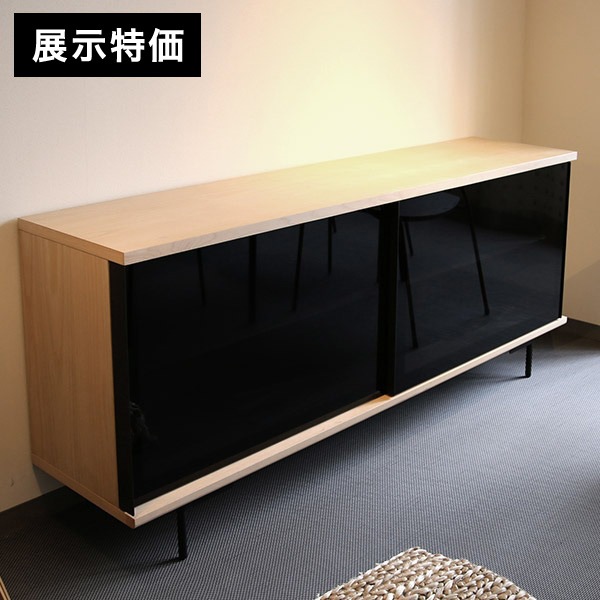 展示特価】 マルケイ木工 デュアル サイドボード ナチュラル アッシュ