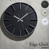 ���Υ� �ɳݤ����� edge clock�ʥ��å������å���ľ��35cm �֥�å� �ۥ磻�� ����С� �������ץࡼ�֥��� �ǥ����󥯥��å� ������� �������륯���å� ���ե� 