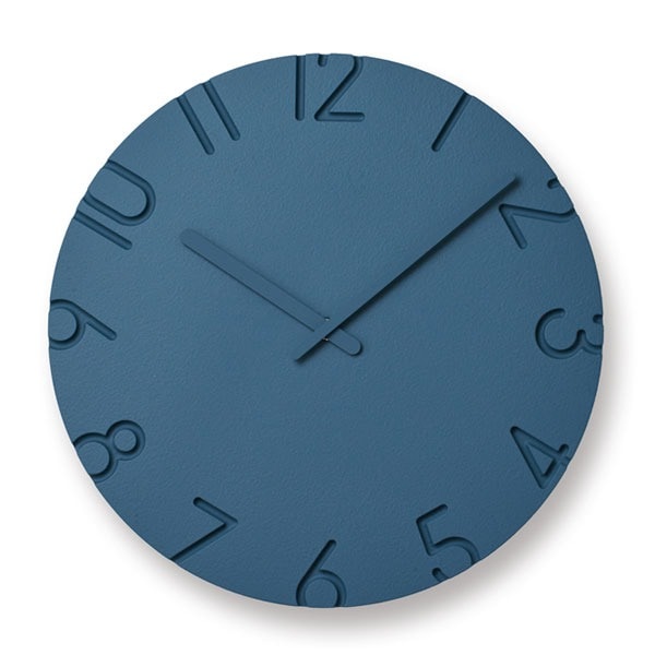 レムノス 掛け時計 壁掛け時計 おしゃれ CARVED COLORED（カーヴド