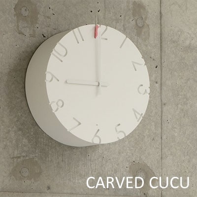 CARVED CUCU カーヴド クク カービットクック 掛け時計　ハト時計 レムノス 鳩時計 掛け時計 はと時計 ハト時計 CARVED CUCU
