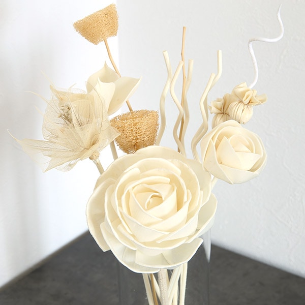 タイ雑貨 アートフラワー ディフューザー 【リゾートインテリア