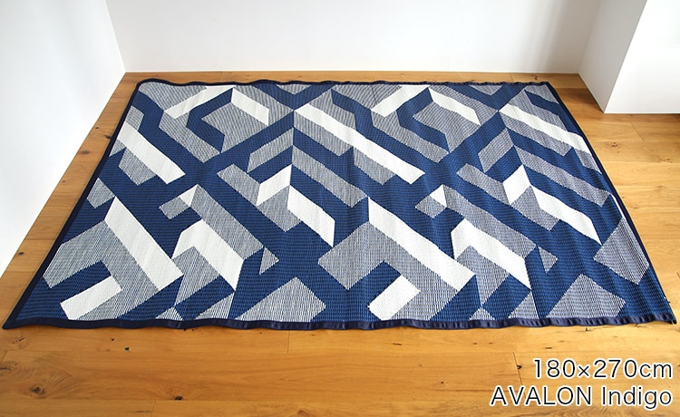 PDM饰ޥå 쥸㡼 AVALON Indigo ԥ˥å åޥå 90200cm 150240cm 180270cm  ߷120cm ߷170cm ڥ꥾ȥۥƥ饤 ǥե˥㡼ۡҸΤ̲ʡ