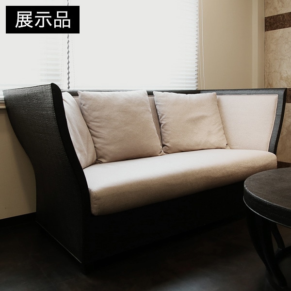 展示品・アウトレット】 2人掛けソファー ハイバックソファ