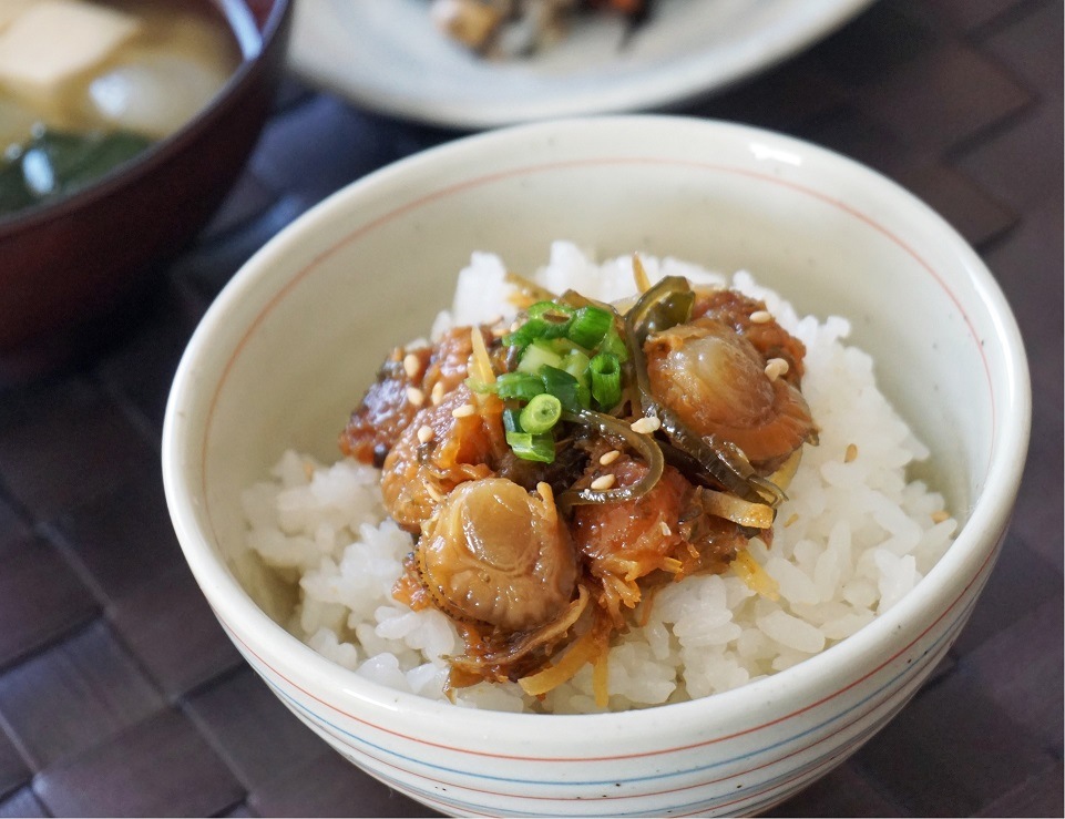ほたてと昆布と生姜の佃煮