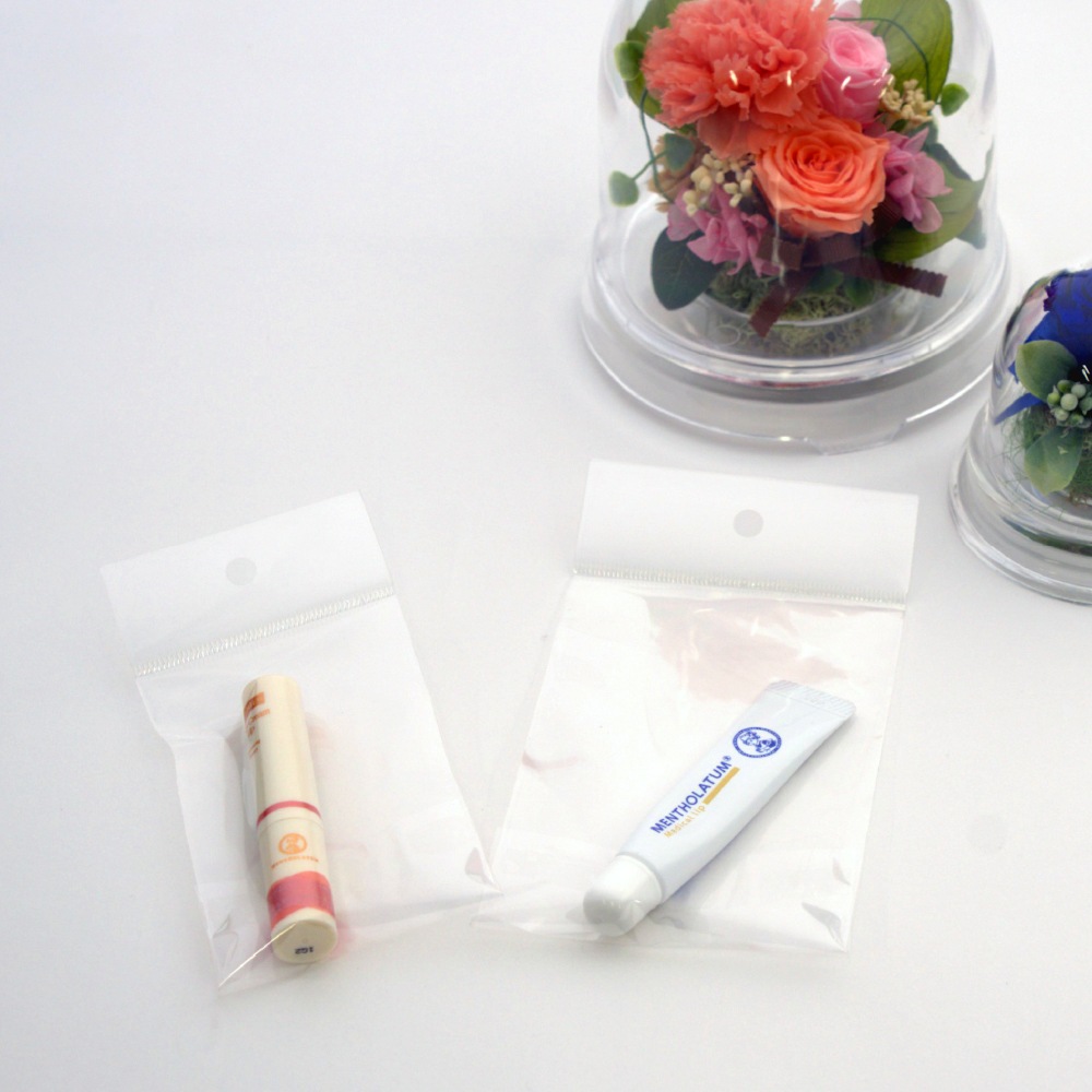 フック用穴つき透明フィルム袋｜OPP袋【袋の格安販売 袋の達人屋】