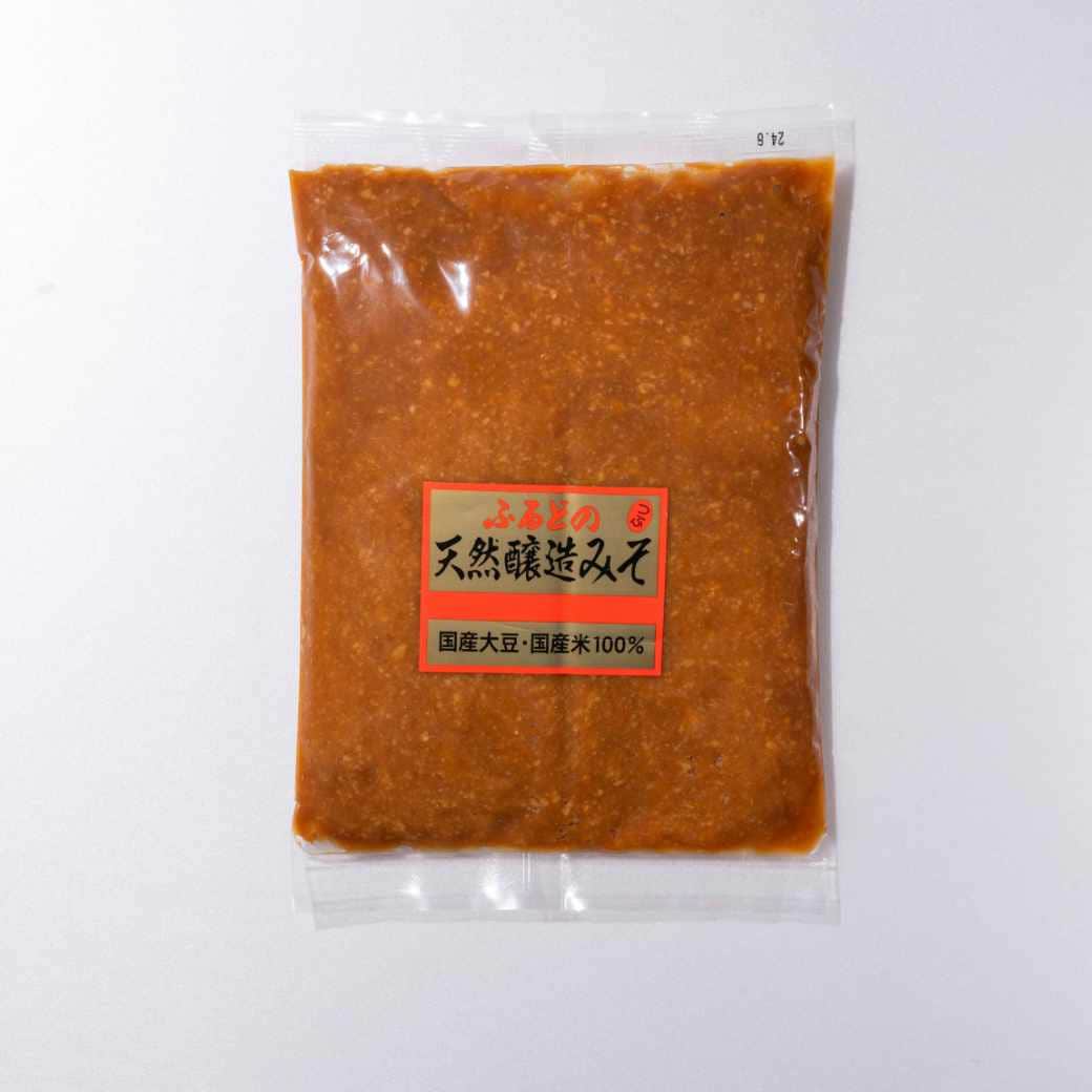 【全国送料無料】ふるどの天然醸造みそ 600g袋