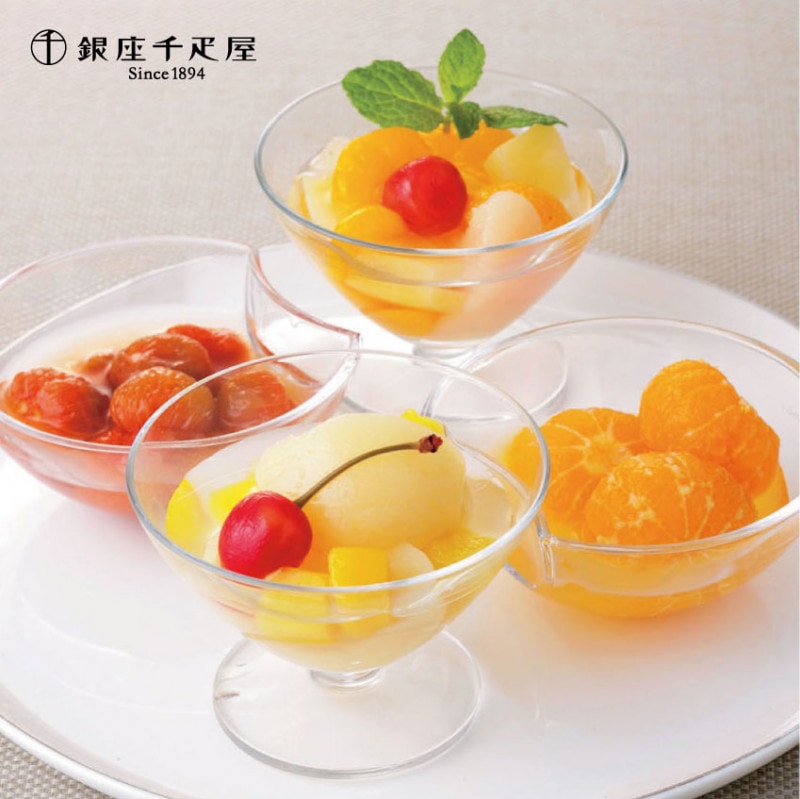 千疋屋 コンポート 5種詰め合わせ フルーツコンポート2本入 | 京橋千疋