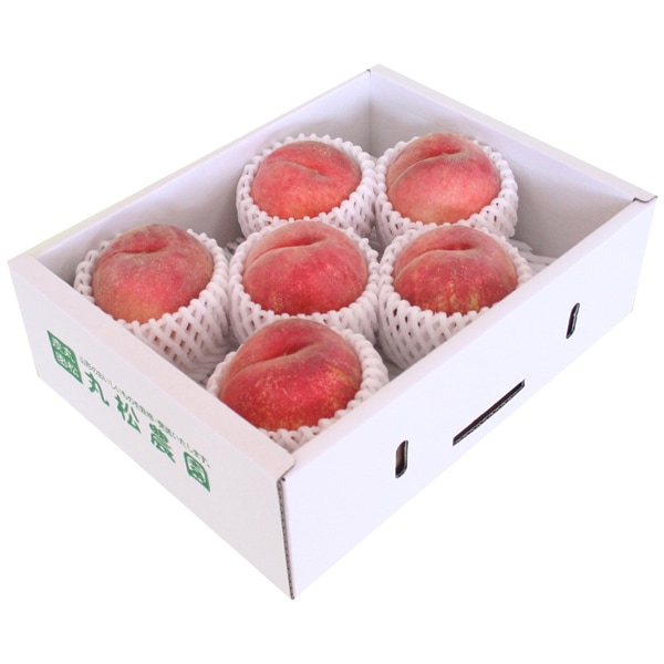 【前払い不可】山形県産白桃「まどか」２kg(5-7玉)【限定50箱】