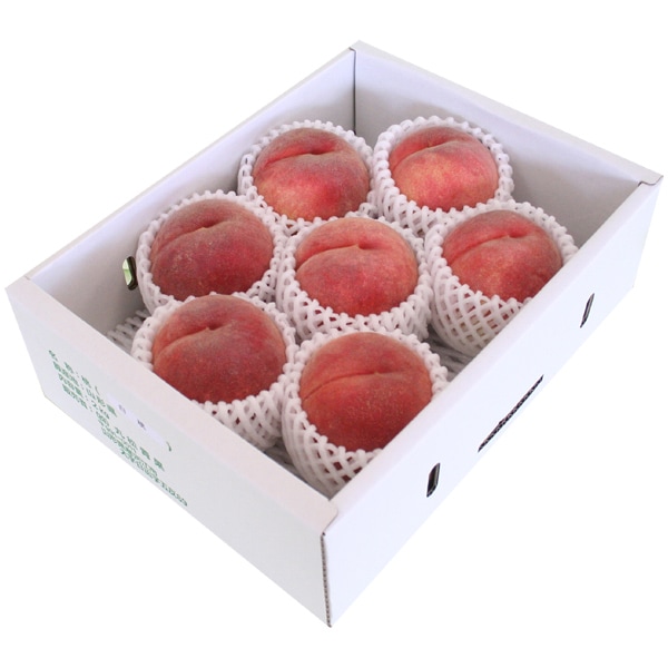 【送料無料】山形県産白桃「伊達白桃」２kg(5-8玉)