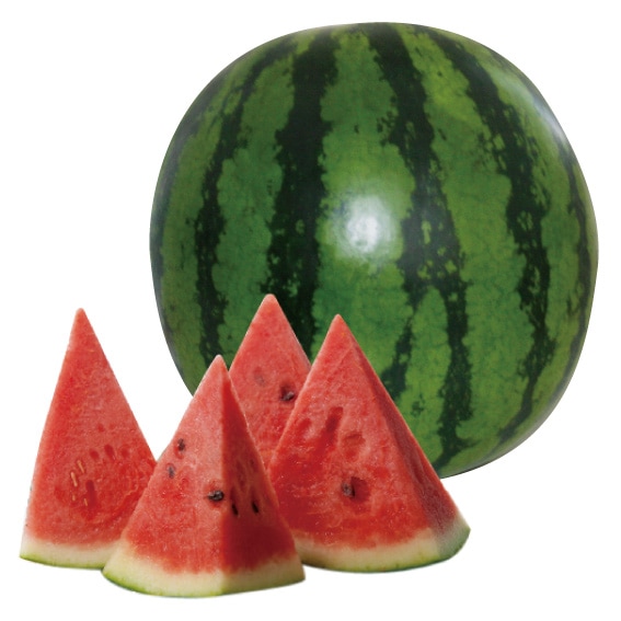 【前払い不可】山形県産「尾花沢すいか」大玉１玉（8-9kg）