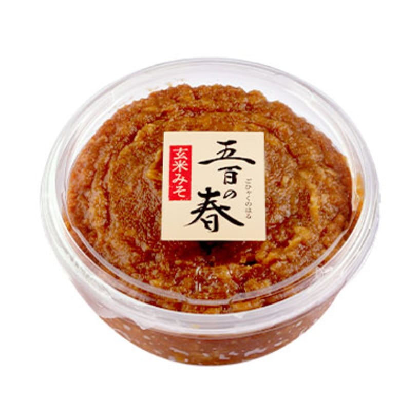 五百の春（玄米みそ）200gカップ＊