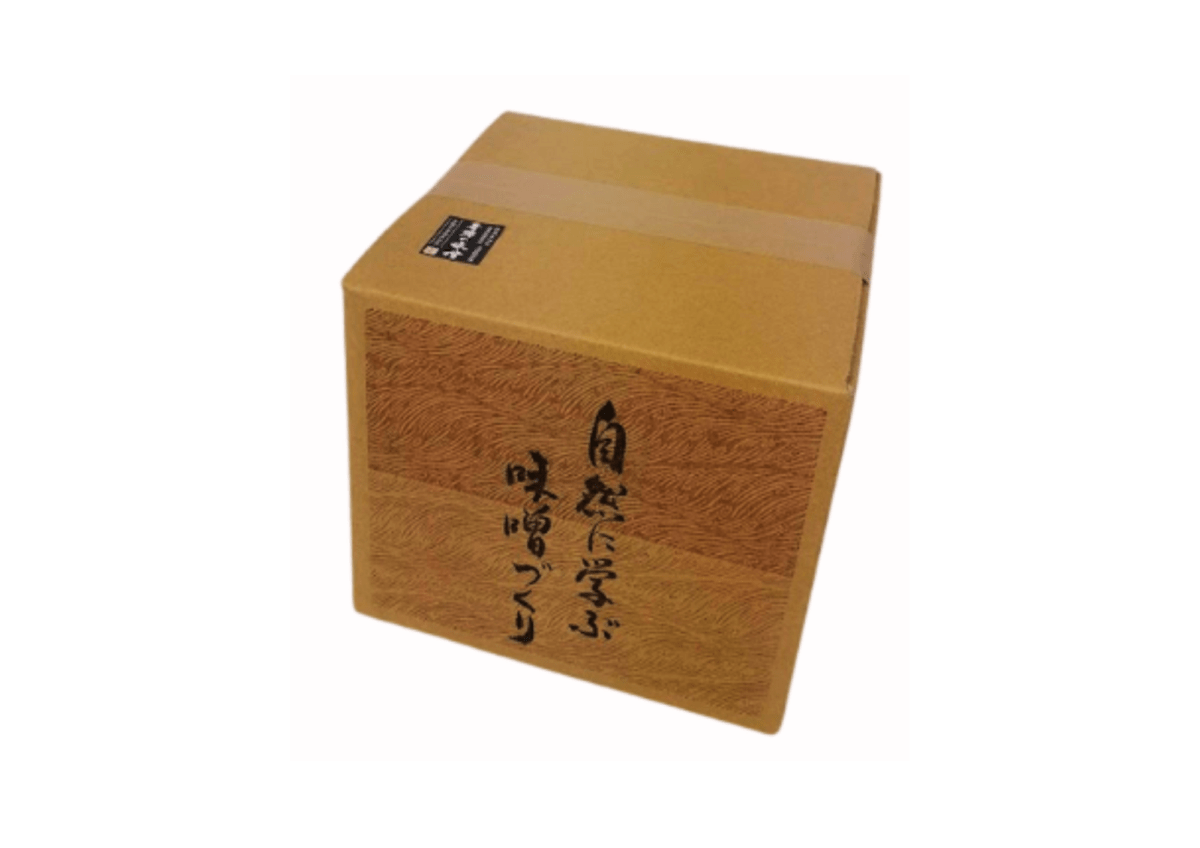 岡山県産　自然栽培　朝日米使用　奇跡の味噌5kgダンボール＊